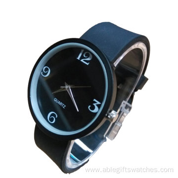 bright colors design silicone watch